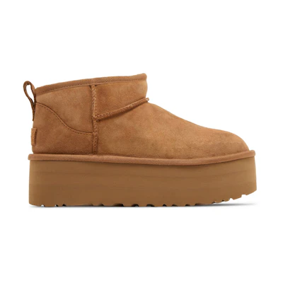 (W) UGG Classic Ultra Mini Platform Boot Chestnut
