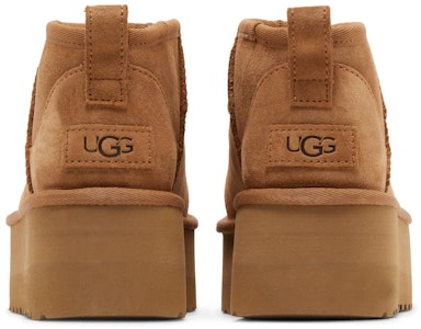 (女性)UGG 經典超迷你厚底靴 栗色 1135092-CHE Details for (女性)UGG 經典超迷你厚底靴 栗色 1135092-CHE