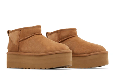 (Women) UGG Classic Ultra Mini Platform Boot Chestnut