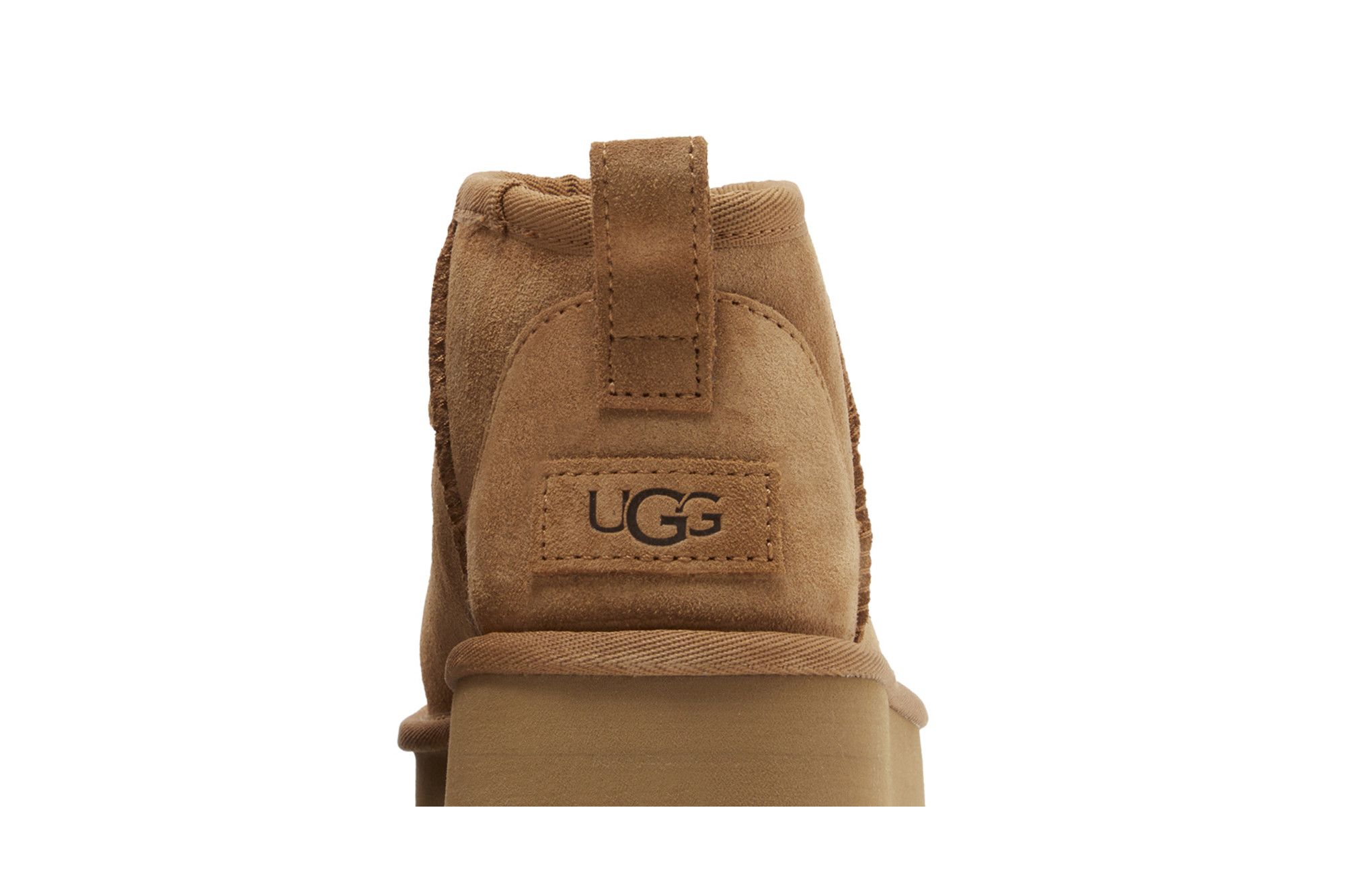 Cheap (W) UGG Classique Ultra Mini Plateforme Bottes Marron 1135092-CHE