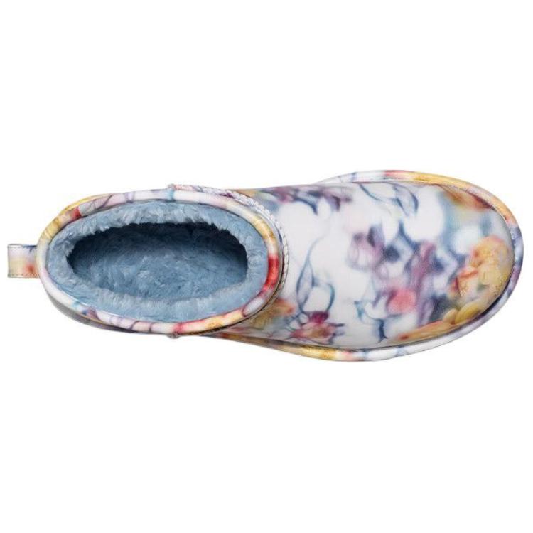 Details for (W) UGG Classic Ultra Mini Platform Boot Collina Strada Biru Muda Bunga 1170171-LLF