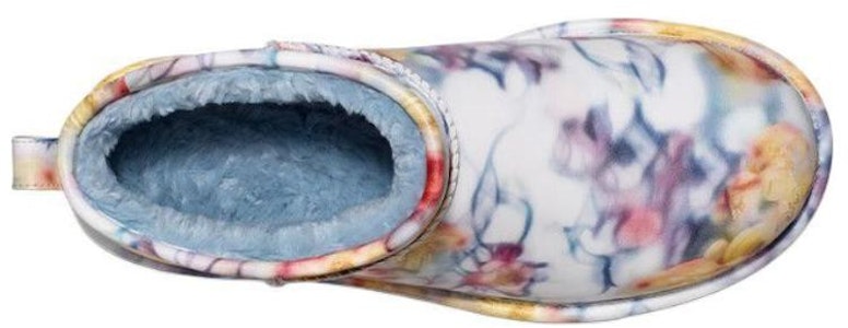 (W) UGG Classic Ultra Mini Platform Boot Collina Strada Biru Muda Bunga 1170171-LLF Details for (W) UGG Classic Ultra Mini Platform Boot Collina Strada Biru Muda Bunga 1170171-LLF