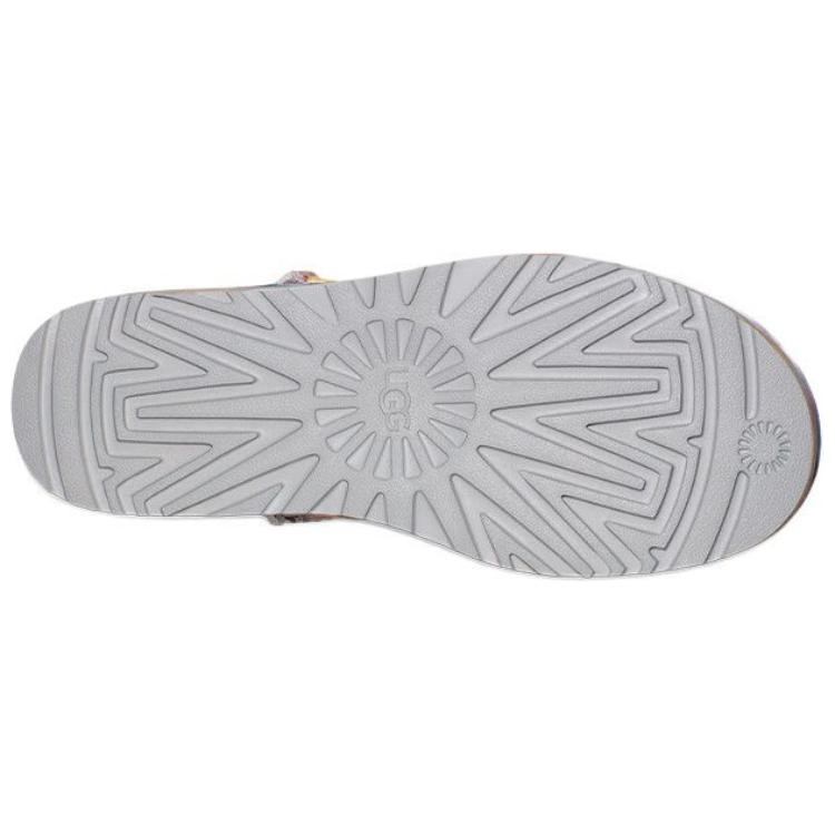 Sizing (W) UGG Classic Ultra Mini Platform Boot Collina Strada Biru Muda Bunga 1170171-LLF