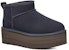 (W) UGG Classic Ultra Mini Platform Boot Biru Eve 1135092-EVB