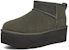 (W) UGG Classic Ultra Mini Platform Boot Forest Night Lelaki/Wanita 1135092-FRSN