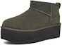 Order (W) UGG Classic Ultra Mini Platform Boot Forest Night Lelaki/Wanita 1135092-FRSN