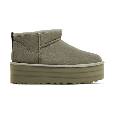 (W) UGG Classic Ultra Mini Platform Boot Moss Green
