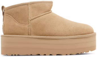(Women) UGG Classic Ultra Mini Platform Boot Mustard Seed 1135092-MDSD (Women) UGG Classic Ultra Mini Platform Boot Mustard Seed 1135092-MDSD