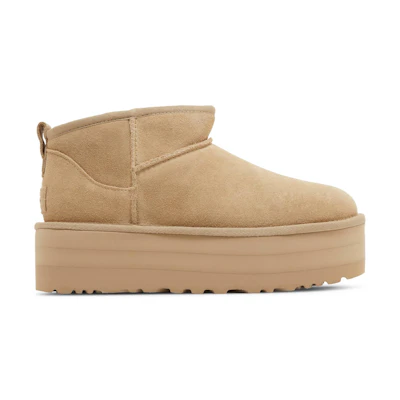 (W) UGG Classic Ultra Mini Platform Boot Mustard Seed
