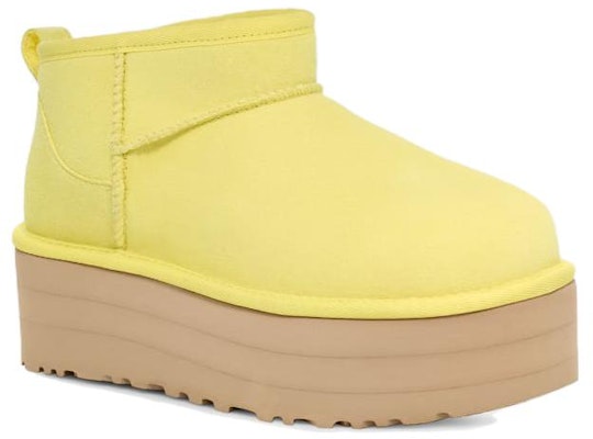 (W) UGG Classic Ultra Mini Platform Boot Pearfect Wanita 1135092-PRF Lookbook (W) UGG Classic Ultra Mini Platform Boot Pearfect Wanita 1135092-PRF