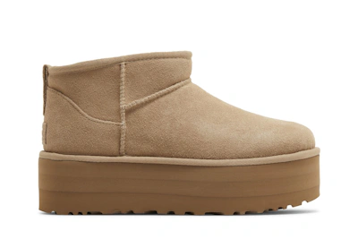 (Women) UGG Classic Ultra Mini Platform Boot Sand