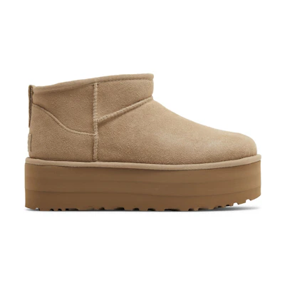 (W) UGG Classic Ultra Mini Platform Boot Sand