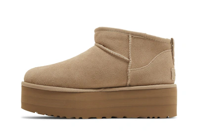 (Women) UGG Classic Ultra Mini Platform Boot Sand