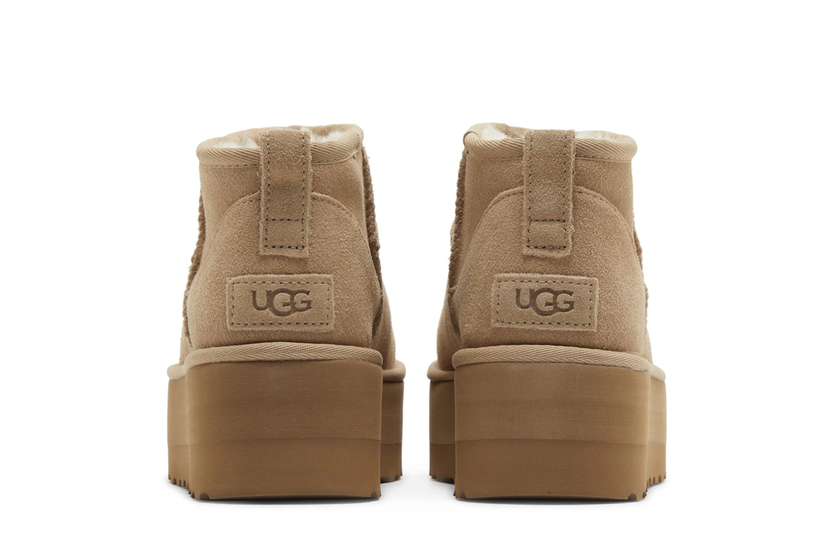 (Women) UGG Classic Ultra Mini Platform Boot Sand