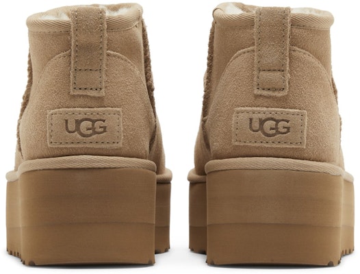 (W) UGG Classic Ultra Mini Platform Boot Sandal Gunung Pasir 1135092-SAN Details for (W) UGG Classic Ultra Mini Platform Boot Sandal Gunung Pasir 1135092-SAN