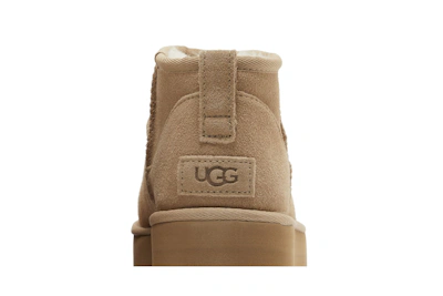 (Women) UGG Classic Ultra Mini Platform Boot Sand