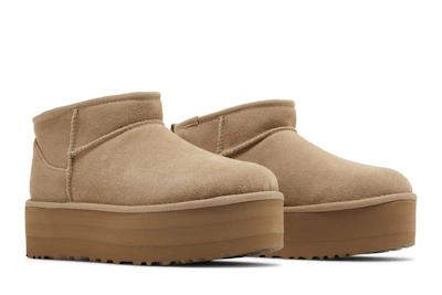 (Women) UGG Classic Ultra Mini Platform Boot Sand