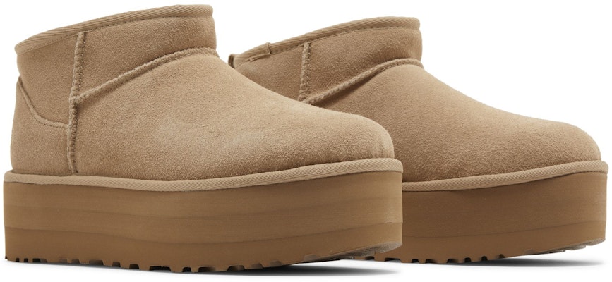 (W) UGG Classic Ultra Mini Platform Boot Sandal Gunung Pasir 1135092-SAN Cheap (W) UGG Classic Ultra Mini Platform Boot Sandal Gunung Pasir 1135092-SAN