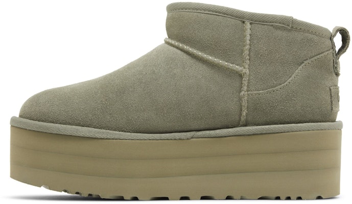 (女款)UGG 經典超迷你厚底靴 1135092-SDC 暗綠色 Lookbook (女款)UGG 經典超迷你厚底靴 1135092-SDC 暗綠色
