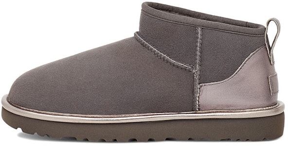 (W) UGG Klasik Ultra Mini Bersinar 'Charcoal' 1123634-CHRC Buy (W) UGG Klasik Ultra Mini Bersinar 'Charcoal' 1123634-CHRC