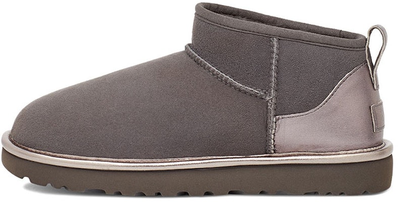 (Women) UGG Classic Ultra Mini Shine 'Charcoal' 1123634-CHRC Buy (Women) UGG Classic Ultra Mini Shine 'Charcoal' 1123634-CHRC