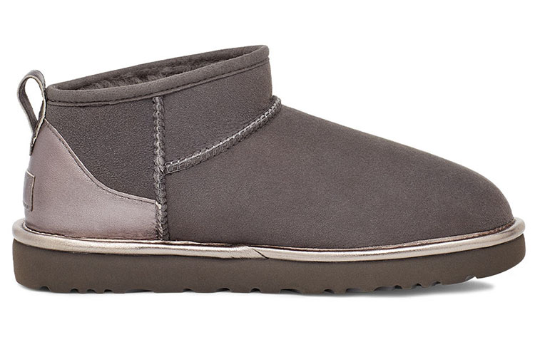 Order (W) UGG Klasik Ultra Mini Bersinar 'Charcoal' 1123634-CHRC