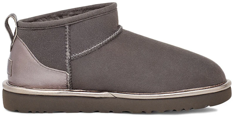 (W) UGG Klasik Ultra Mini Bersinar 'Charcoal' 1123634-CHRC Order (W) UGG Klasik Ultra Mini Bersinar 'Charcoal' 1123634-CHRC