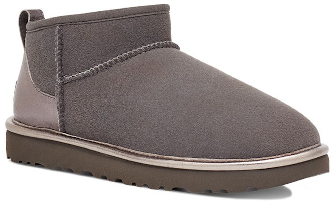 (W) UGG Clásico Ultra Mini Shine 'Carbón' 1123634-CHRC Lookbook (W) UGG Clásico Ultra Mini Shine 'Carbón' 1123634-CHRC