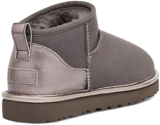 (Women) UGG Classic Ultra Mini Shine 'Charcoal' 1123634-CHRC Shop (Women) UGG Classic Ultra Mini Shine 'Charcoal' 1123634-CHRC