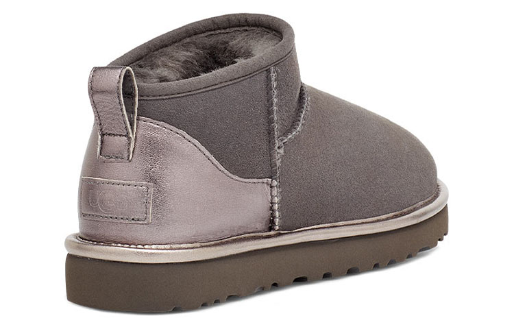Shop (W) UGG Klasik Ultra Mini Bersinar 'Charcoal' 1123634-CHRC