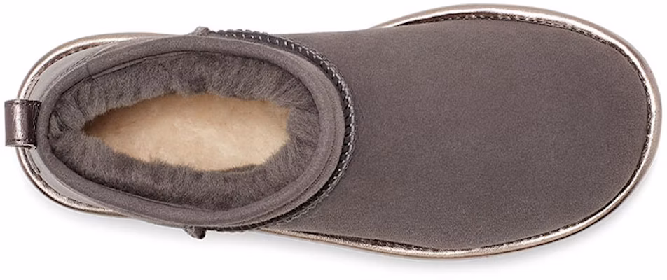 (Women) UGG Classic Ultra Mini Shine 'Charcoal' 1123634-CHRC Purchase (Women) UGG Classic Ultra Mini Shine 'Charcoal' 1123634-CHRC