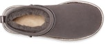 Purchase (W) UGG Classic Ultra Mini Shine 'Charcoal' - Arang 1123634-CHRC