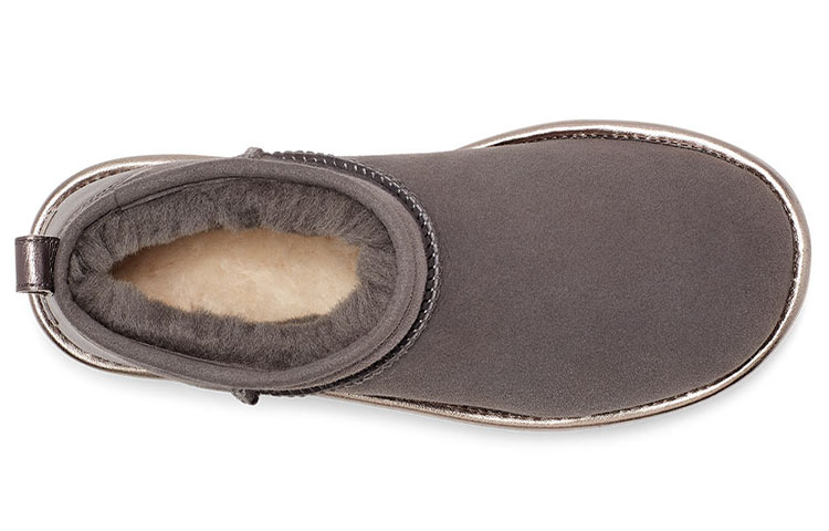 Purchase (W) UGG Klasik Ultra Mini Bersinar 'Charcoal' 1123634-CHRC