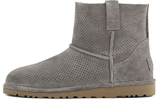 (Women) UGG Classic Unlined Mini Perf 'Grey' 1016852-MLE Buy (Women) UGG Classic Unlined Mini Perf 'Grey' 1016852-MLE
