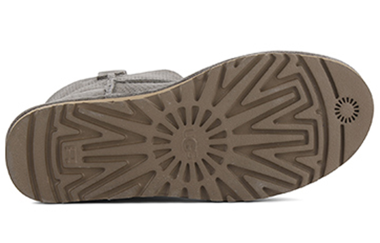 Lookbook (Women) UGG Classic Unlined Mini Perf 'Grey' 1016852-MLE