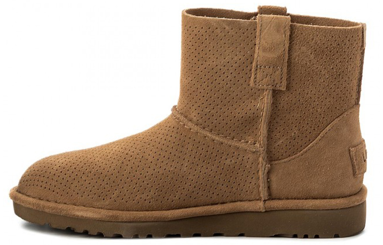Buy (W) UGG Classic Unlined Mini Perf 'Coklat Muda' 1016852-TAW