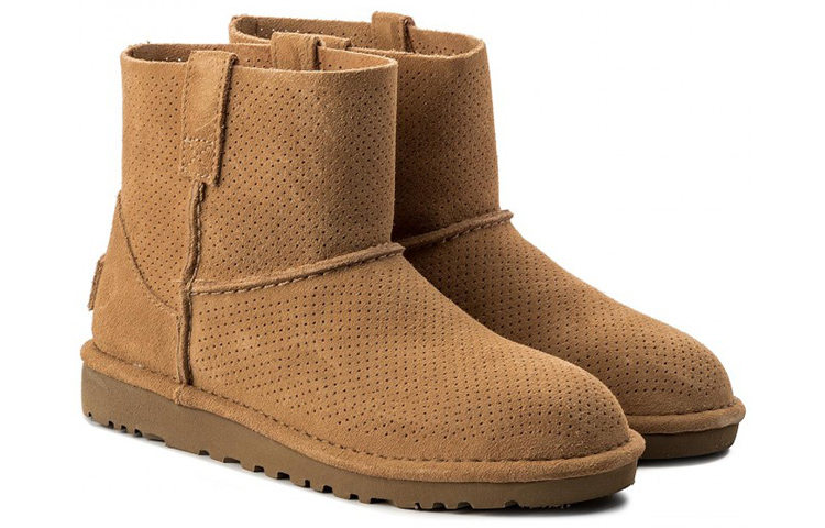 (W) UGG Classic Unlined Mini Perf 'Light Brown' 圖 3