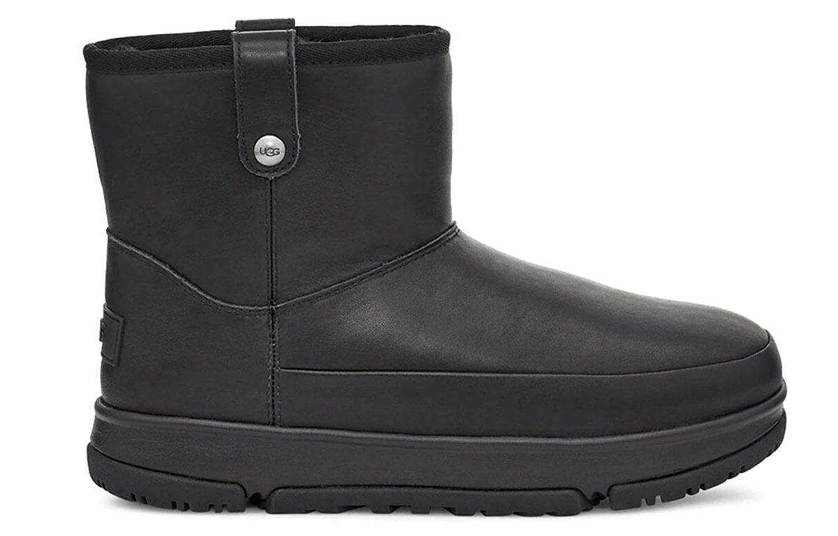 Order (Women) UGG Classic Weather Mini Snow Boots Black 1116097-BLK