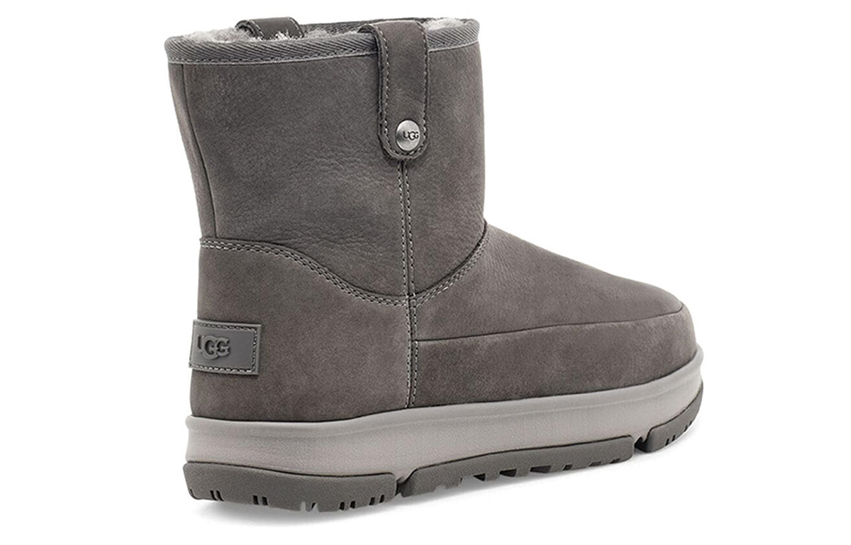 (W) UGG Classic Weather Mini Snow Boots Gray 圖 4