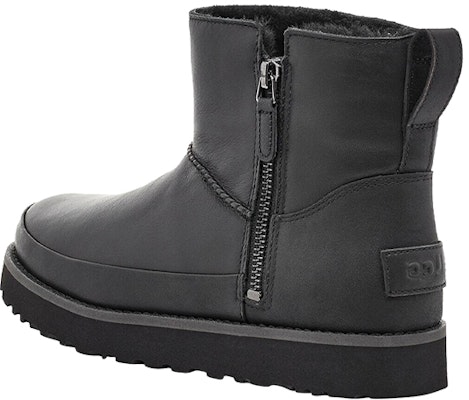 UGG 側拉鏈保暖舒適 雪地靴 女款 黑色 Lookbook UGG 側拉鏈保暖舒適 雪地靴 女款 黑色