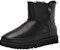 (W) UGG Classic Zip Mini But Salji Hitam 1116104-BLK