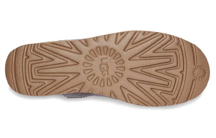 (W) UGG Classic Zip Mini Suede 'Grey' 圖 6