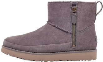 (W) UGG经典拉链迷你绒面革'灰紫色'鞋子 1113590-NHT Buy (W) UGG经典拉链迷你绒面革'灰紫色'鞋子 1113590-NHT