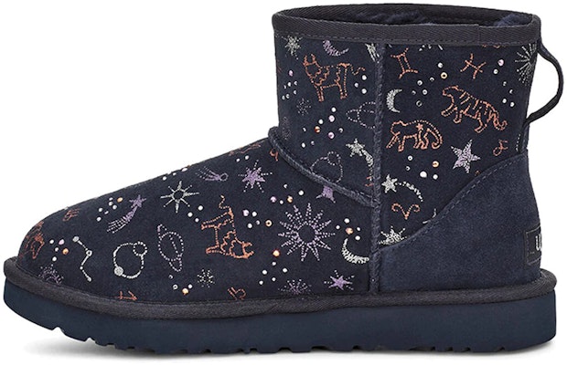 (Women) UGG Classic Zodiac Mini Fleece Lined Navy Blue 1112516-SNGH Buy (Women) UGG Classic Zodiac Mini Fleece Lined Navy Blue 1112516-SNGH