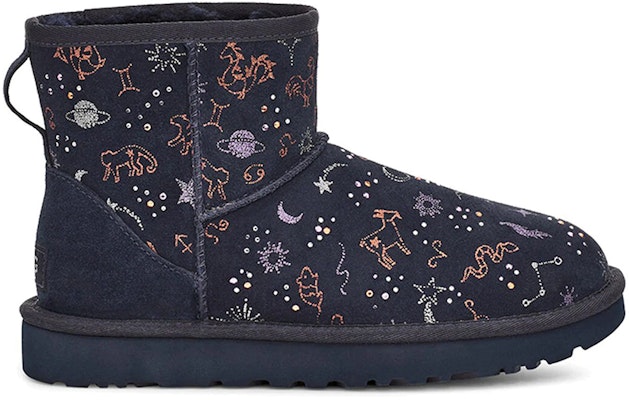 (W) UGG クラシック星座ミニフリース ネイビー 1112516-SNGH Order (W) UGG クラシック星座ミニフリース ネイビー 1112516-SNGH