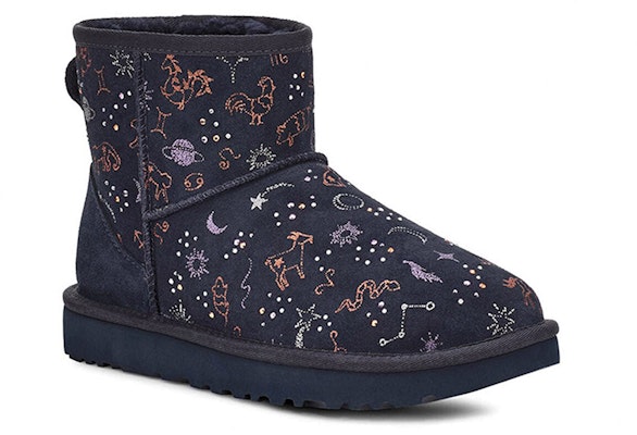 (Women) UGG Classic Zodiac Mini Fleece Lined Navy Blue 1112516-SNGH Lookbook (Women) UGG Classic Zodiac Mini Fleece Lined Navy Blue 1112516-SNGH