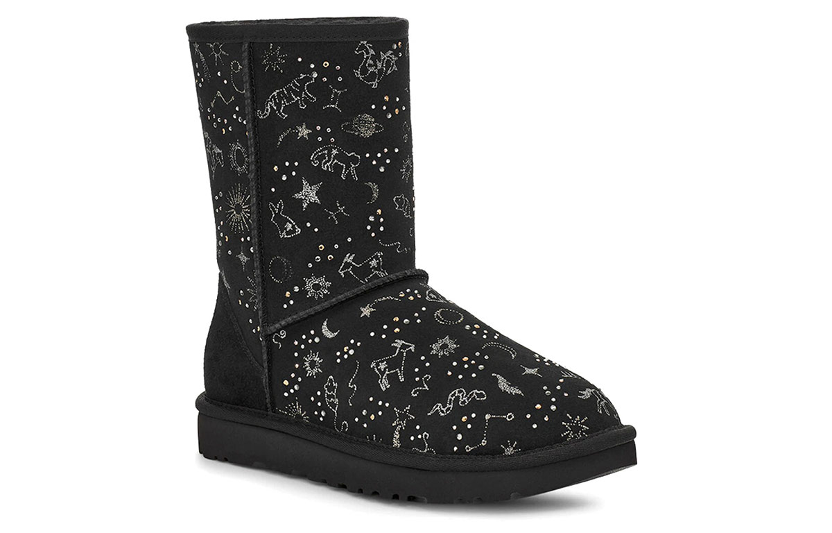 (W) UGG Classic Zodiac Snow Boots Black 圖 3