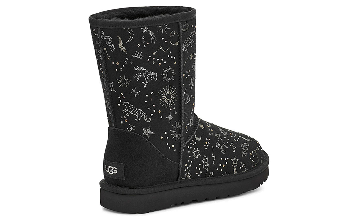 (W) UGG Classic Zodiac Snow Boots Black 圖 4