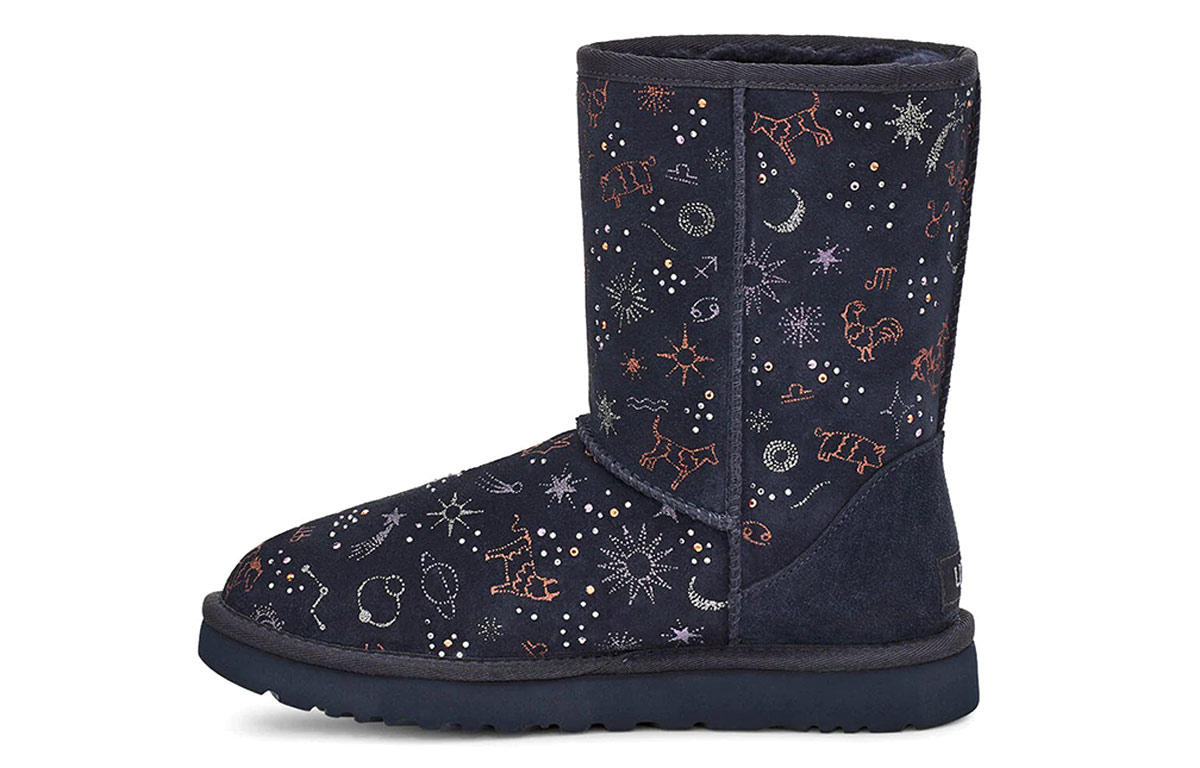(Women) UGG Classic Zodiac Snow Boots Navy Blue 1112517-SNGH