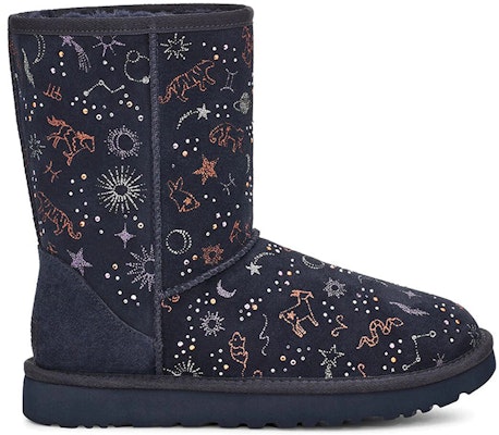 (W) UGG Classic Zodiac But Salji Navy Blue 1112517-SNGH Order (W) UGG Classic Zodiac But Salji Navy Blue 1112517-SNGH
